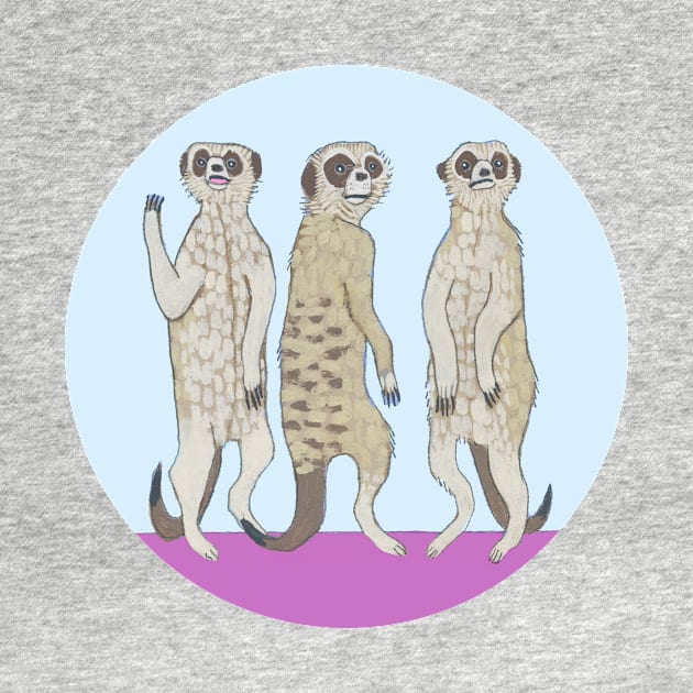 Meerkats by jenniferdavisart